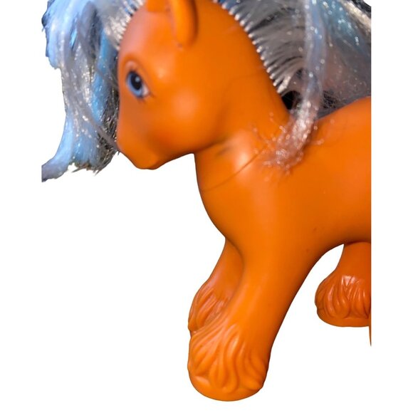 MLP Big Brother Pony Wigwam G1 Boy My Little Pony Toy - Orange With Blue Eyes & - Picture 8 of 15